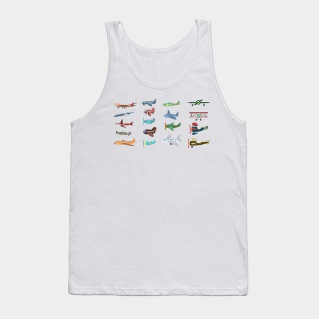 Technology Airplane Tank Top by Alvd Design